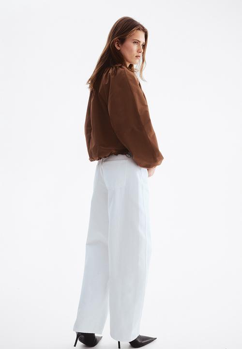 H&M - Gathered bomber jacket - brown