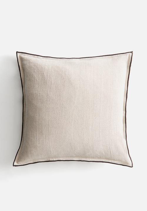 H&M - Linen-blend cushion cover - light beige