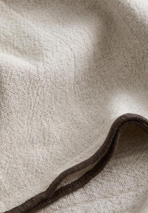 H&M - Linen-blend cushion cover - light beige