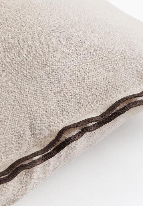 H&M - Linen-blend cushion cover - light beige