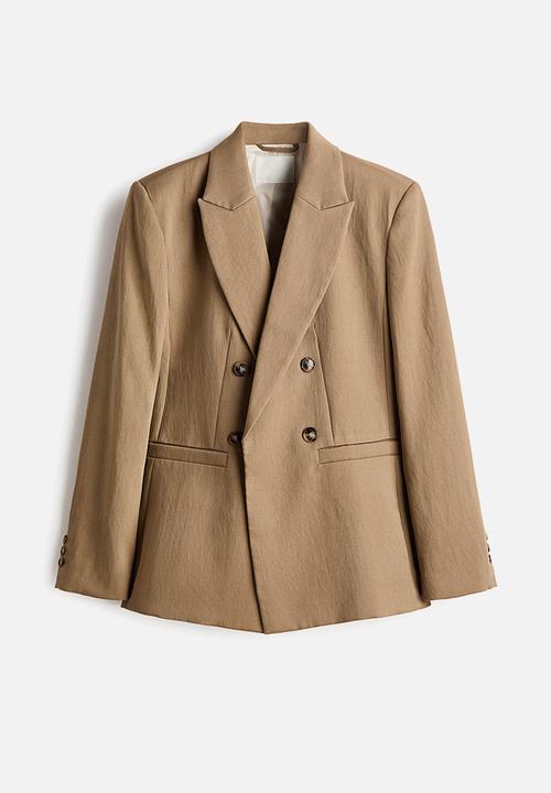 H&M - Blazer - dark beige