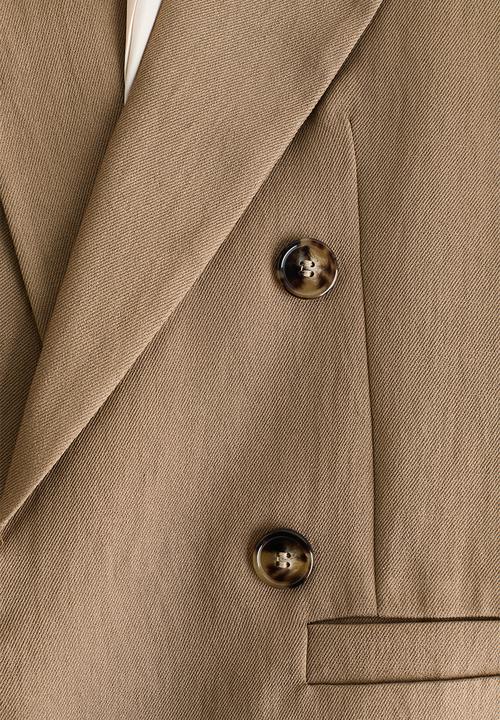 H&M - Blazer - dark beige