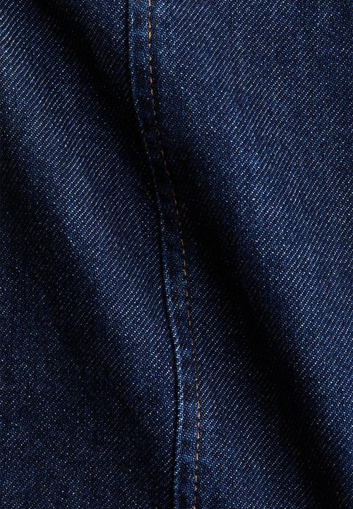 H&M - Denim peplum top - dark denim blue