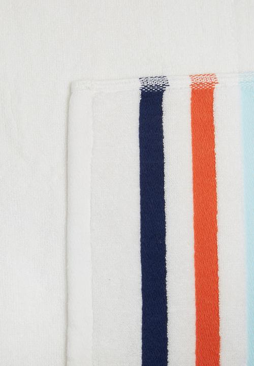 Sixth Floor - Multi stripe bath towel