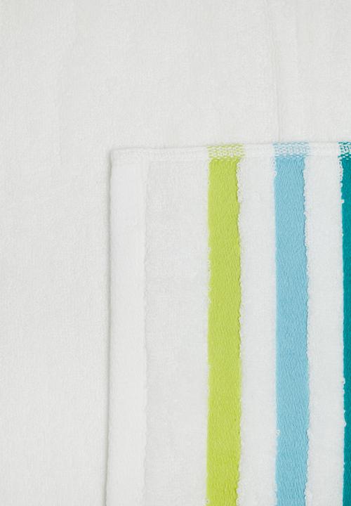 Sixth Floor - Multi stripe bath towel