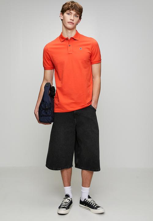 G-STAR - Dunda slim polo s\s-lt antic red