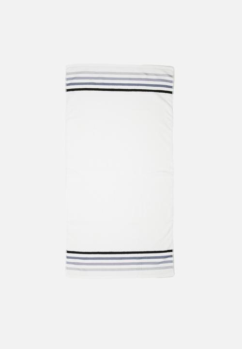 Sixth Floor - Multi stripe bath towel