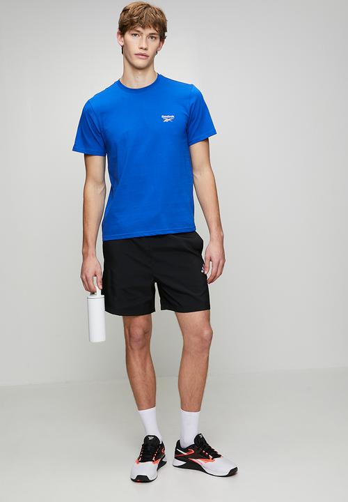 Reebok - Cody small logo crew neck short sleeve tee - vector blue