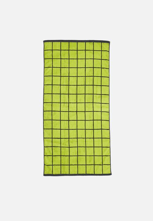 Sixth Floor - Grid bath towel