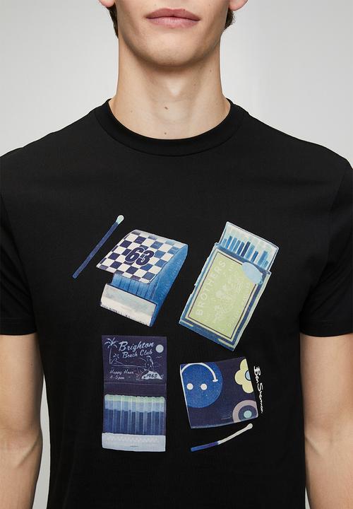 Ben Sherman - Match Box Tee-Black