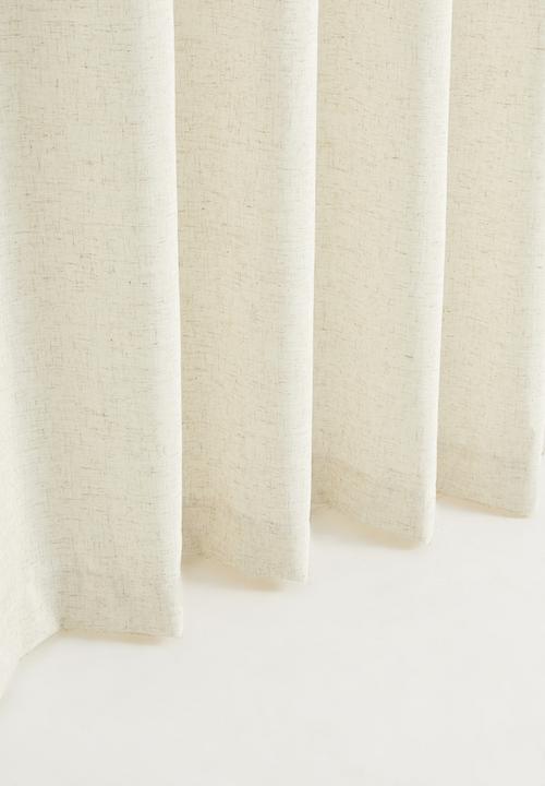 Sixth Floor - Loft Linen Blend Sheer Unlined Curtain Eyelet - Natural
