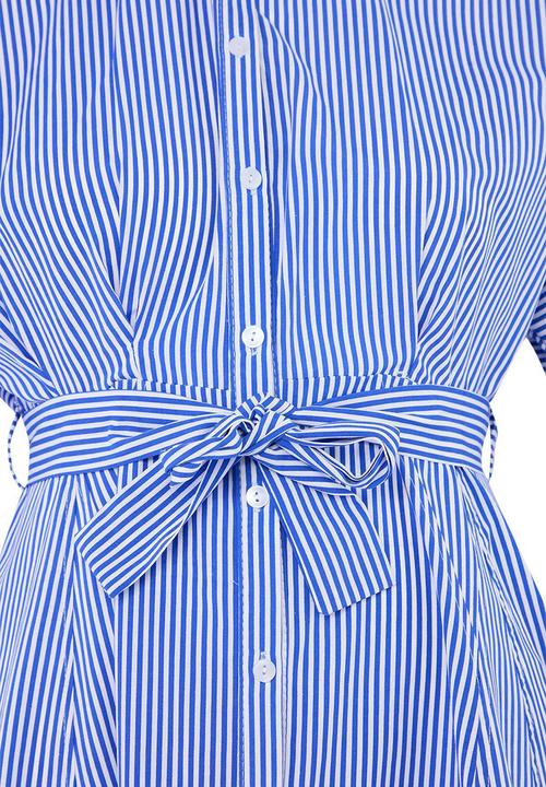 Trendyol - Plus woven dress - blue-multicolor