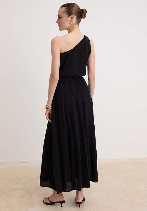 Trendyol - Accessory Detail Maxi Dress - Black