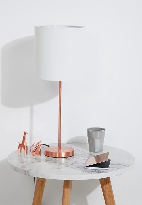 Sixth Floor - Upright table lamp set - copper