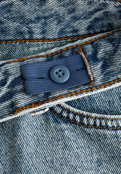 H&M - Loose-fit denim shorts - light denim blue