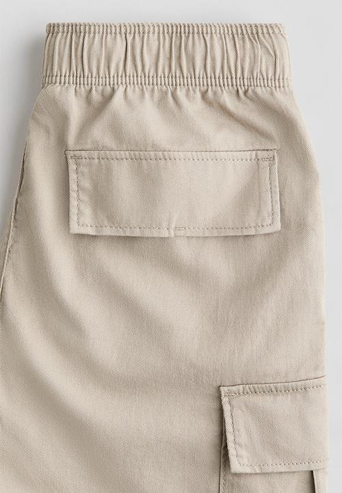 H&M - Cargo twill shorts - beige