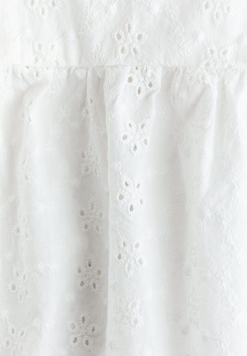 H&M - Peplum strappy top - white