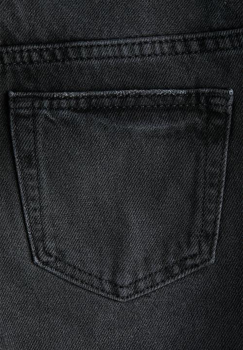 H&M - Relaxed fit denim shorts - denim black