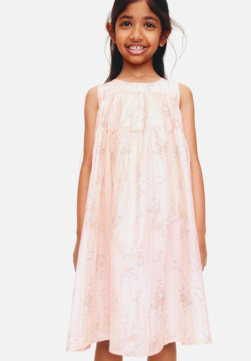 H&M - A-line dress - light pink/floral