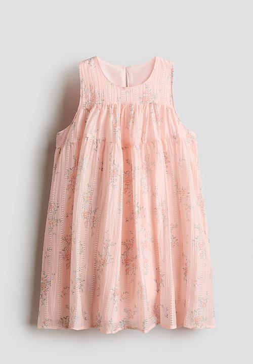 H&M - A-line dress - light pink/floral
