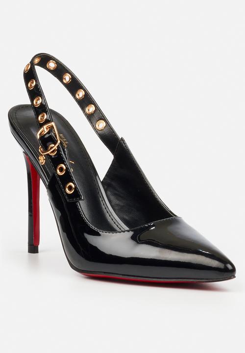 Miss Black - Lola 81 slingback heel - black