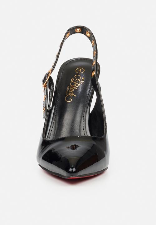 Miss Black - Lola 81 slingback heel - black