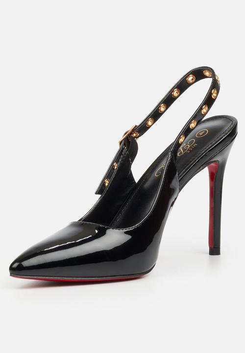 Miss Black - Lola 81 slingback heel - black