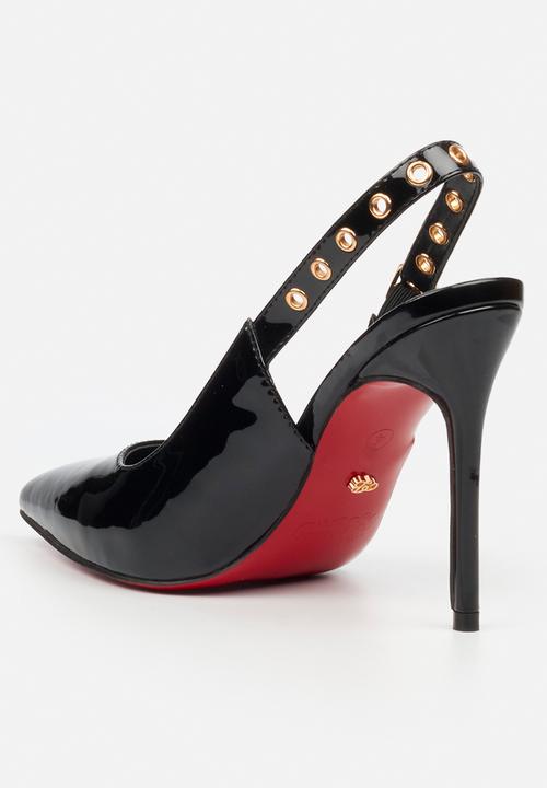 Miss Black - Lola 81 slingback heel - black
