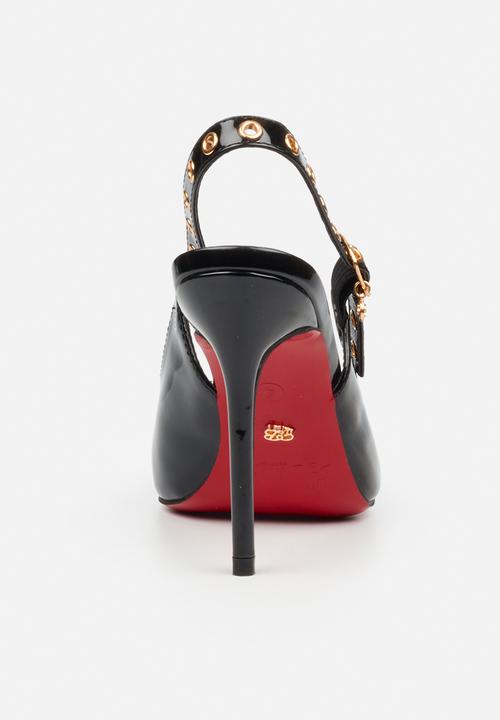Miss Black - Lola 81 slingback heel - black