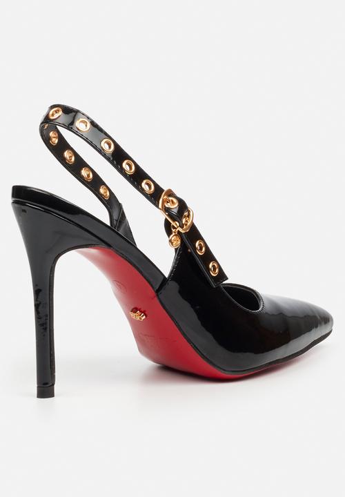 Miss Black - Lola 81 slingback heel - black