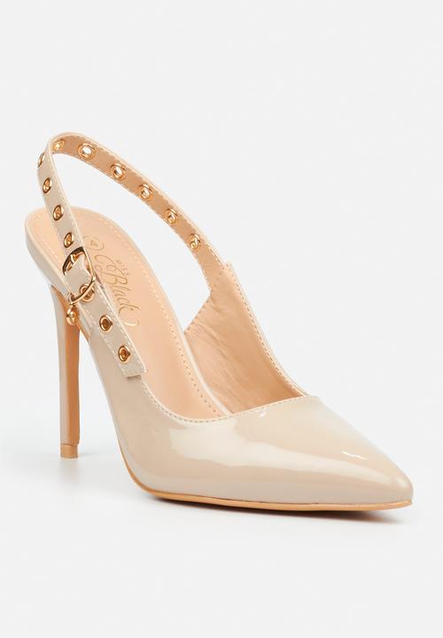 Miss Black - Lola 81 slingback heel - natural