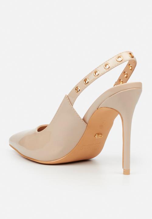 Miss Black - Lola 81 slingback heel - natural