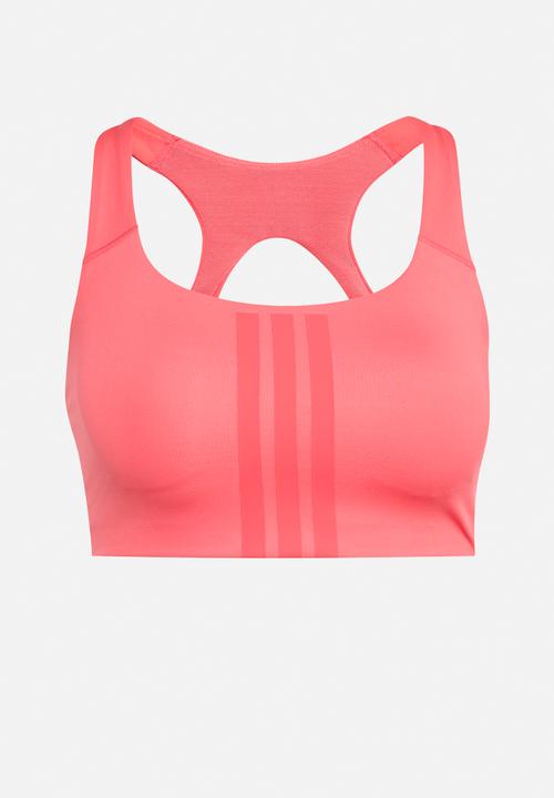 adidas Performance - Opt 3S Ms Bra - Pure Turbo/Core Pink