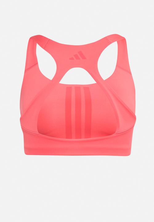 adidas Performance - Opt 3S Ms Bra - Pure Turbo/Core Pink