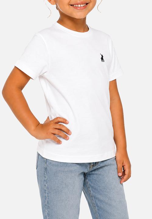 POLO - Girls Kelly Short Sleeve Tee - White