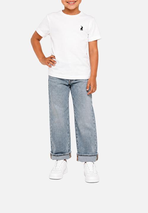 POLO - Girls Kelly Short Sleeve Tee - White