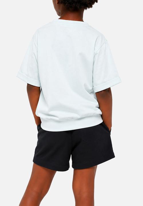POLO - Girls Isabella Printed Blouson Short Sleeve Tee - Ice Blue
