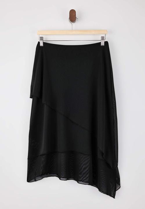 Trendyol - Midi Skirt - Black