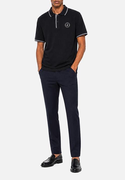 POLO - Mens Sport Short Sleeve Pique Golfer - Navy