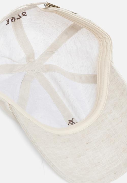 POLO - 6 Panel Linen Peak  - White