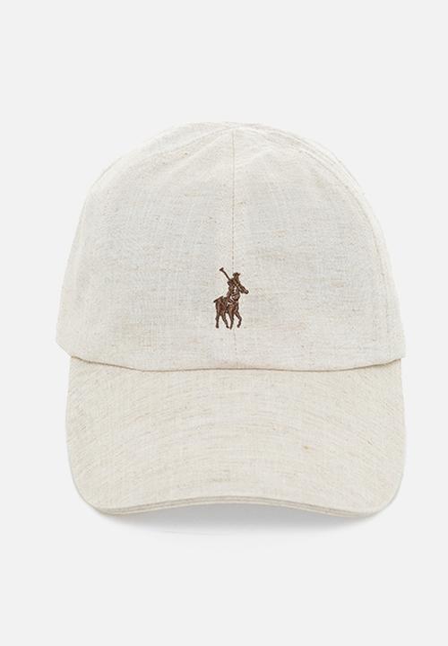 POLO - 6 Panel Linen Peak  - White