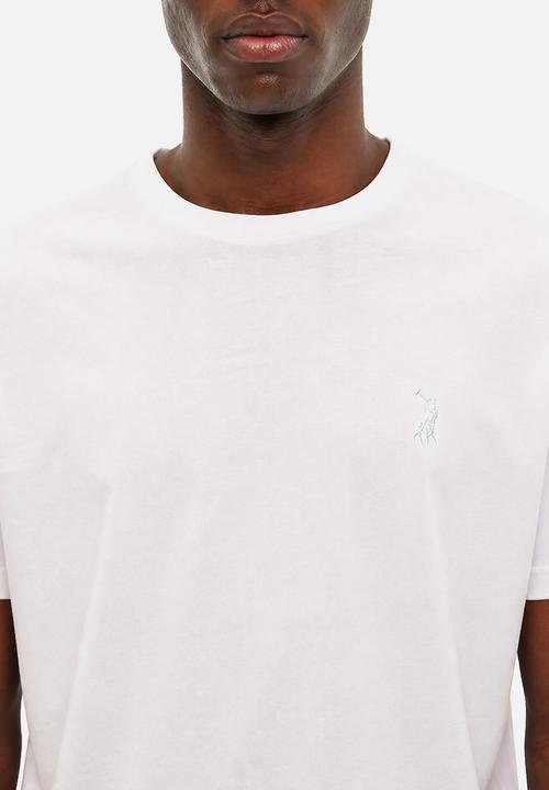 POLO - Mens Crew Neck Gotts Short Sleeve Tee - White