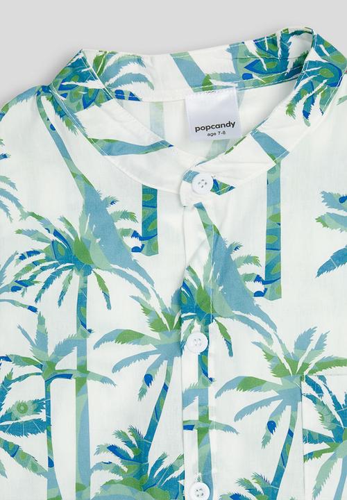 Pop Candy - Palm tree aop shirt - multi