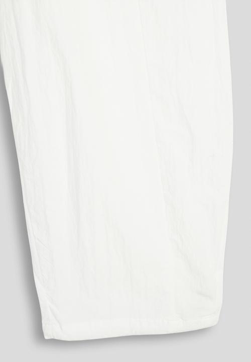 Pop Candy - Peplum frill pants - white