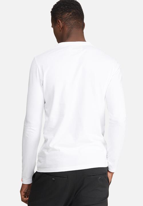 Superdry. - Orange label vintage embroidery tee