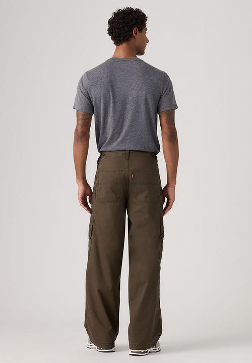 Levi’s® - BAGGY WIDE CARGO PANT - 007W6-0001 KOMODO GREEN LT WGT CANVAS