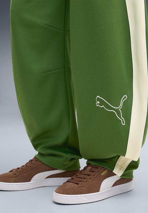 PUMA - T7 Relaxed Barrel Love Of The Cat Track Pants - Earthy Green