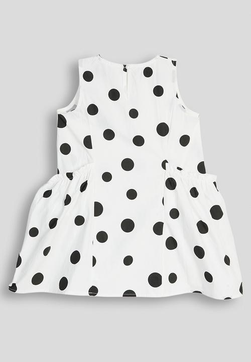 Pop Candy - Macro dot printed dress - white