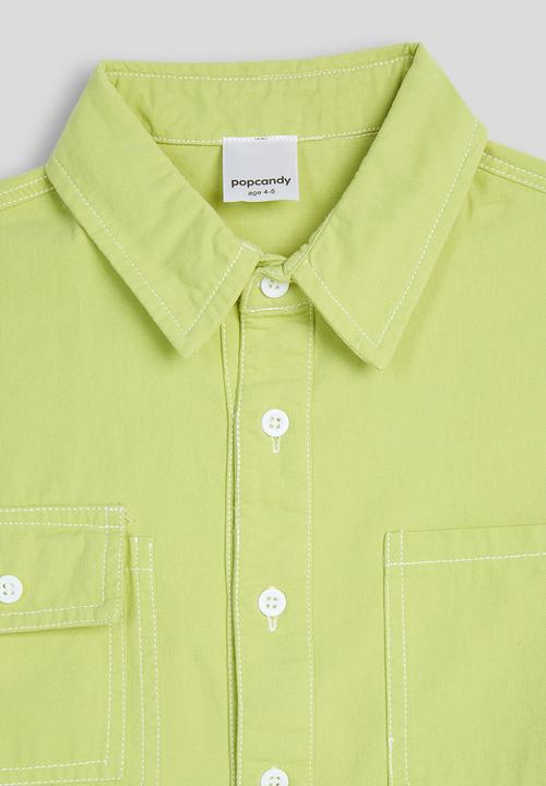 Pop Candy - Shacket - lime yellow