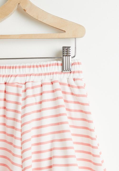 Pop Candy - Sleeveless golf shirt & shorts - pink stripe